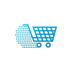 Fast Shopping logo design template