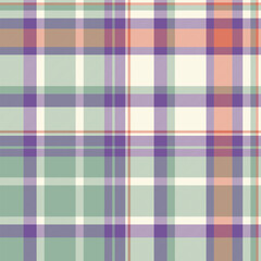 Network plaid seamless vector, cutout textile tartan fabric. Arabic background check texture pattern in pastel and old lace colors.