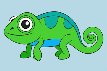 Stunning Chameleon Graphic Design Vector Element for Creative Projects, Perfect for digital and print use.