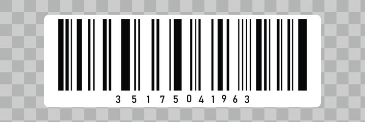 Realistic barcode. Barcode icon. Vector illustration EPS10