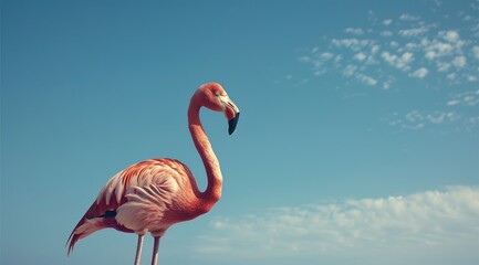 Fototapeta premium flamingo in the water