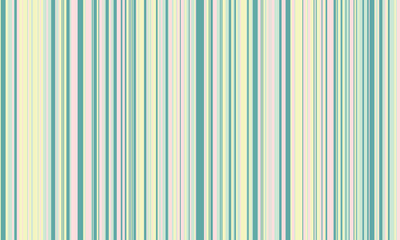 Pattern of vertical stripes, colorful thin and thick lines. Irregular stripe background, vector seamless texture. Abstract striped geometric design in bright colors.