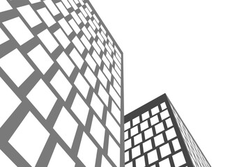 Fototapeta premium architecture building 3d 