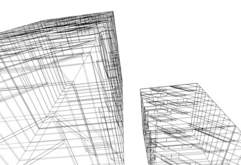 Architecture building. Design background