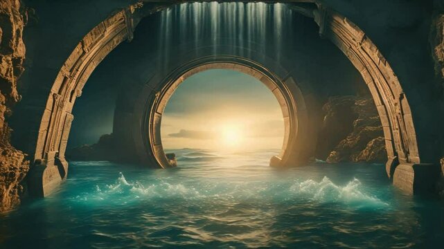 Underwater Portal to Atlantis