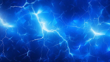 Dynamic Blue Lightning Strike