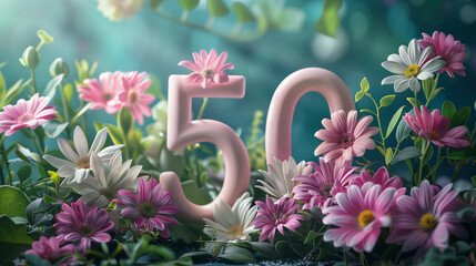 card with number number 50
