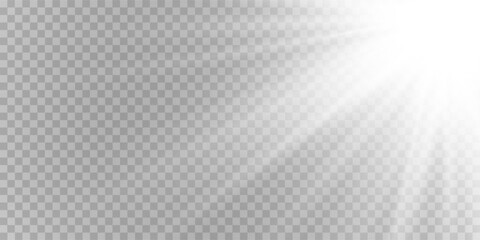 Glow light effect. Star burst with sparkles.Sun