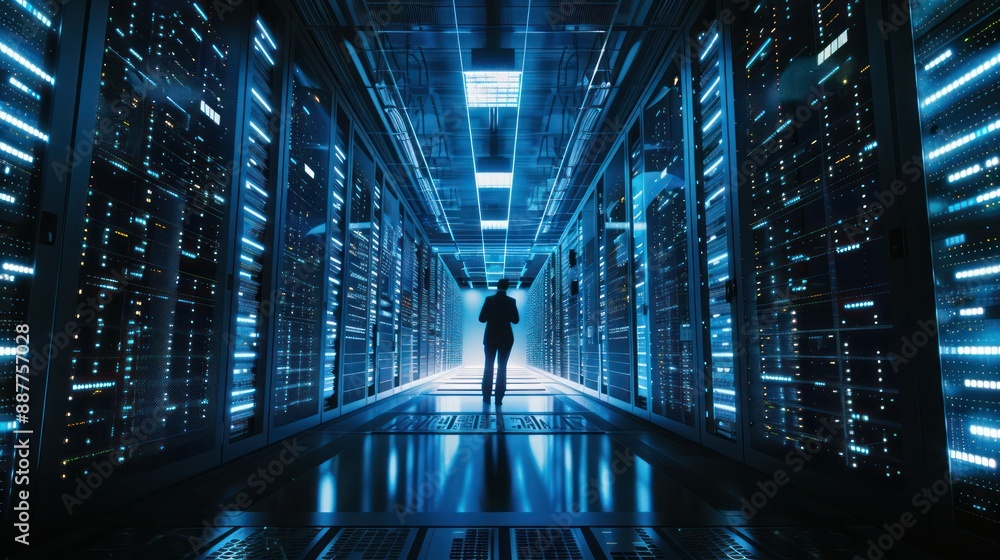 Poster american precise supervisor monitoring server clusters providing vast computing resources and storag