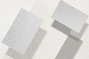 Business card mockups png, transparent design