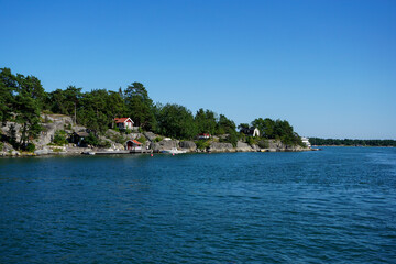 Obraz premium an island in the middle of the archipelago