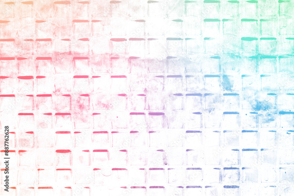 Poster grunge colorful tile patterned background design element
