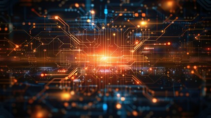 abstract structure circuit computer technology business background