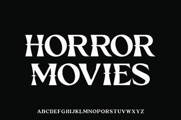 Display alphabet font vector design suitable for headline, poster, banner and many more