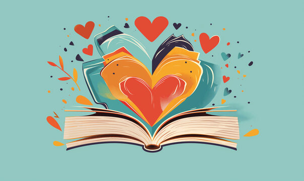 The national book lovers day design