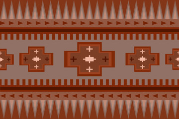 Native American  pattern design for background or wallpaper and clothing .