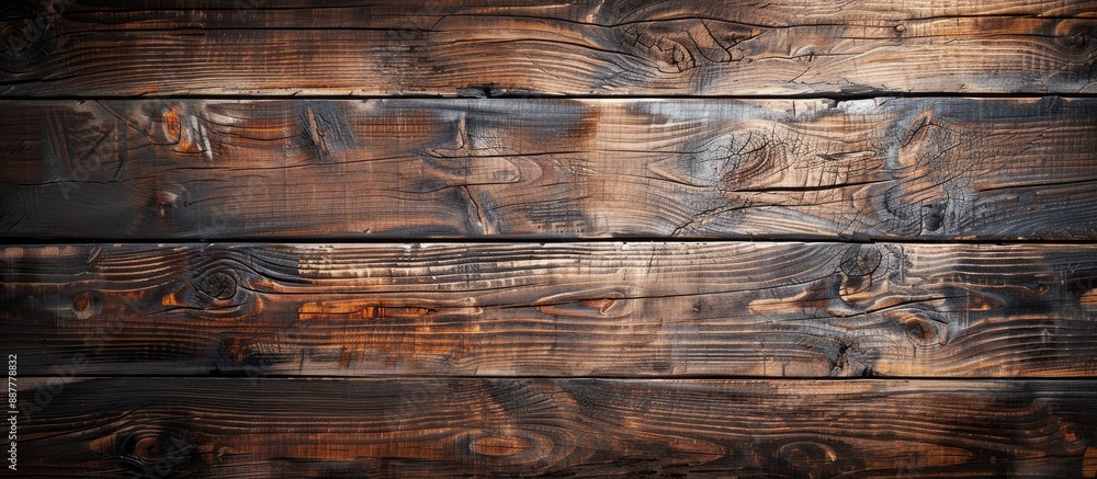 Aufkleber wooden surface providing a background texture for a copy space image