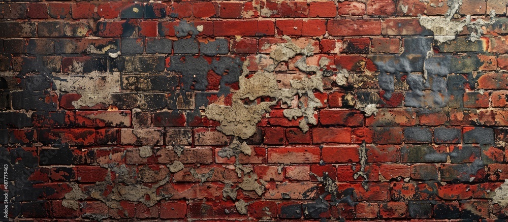 Poster old brick wall offering a textured background with copy space image