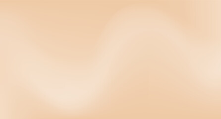 Beige background with soft wave. Neutral nude color gradient. Abstract blurred backdrop in pastel shade.