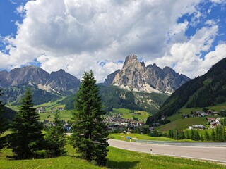 mountain landscape in the alps