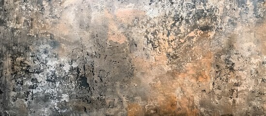 Horizontal concrete texture design on a brown concrete wall as a backdrop with copy space image