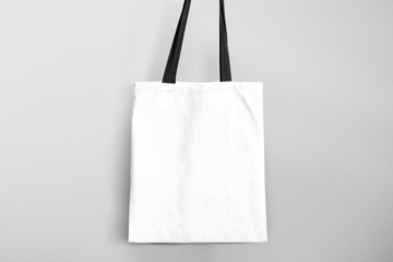 Tote bag png transparent mockup
