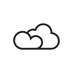 Cloud vector icon design template