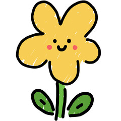 smile yellow flower 