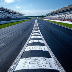 Fototapeta premium Race Track Perspective