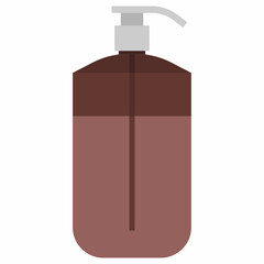 Body wash gel for woman vector cartoon illustration isolated on a white background.