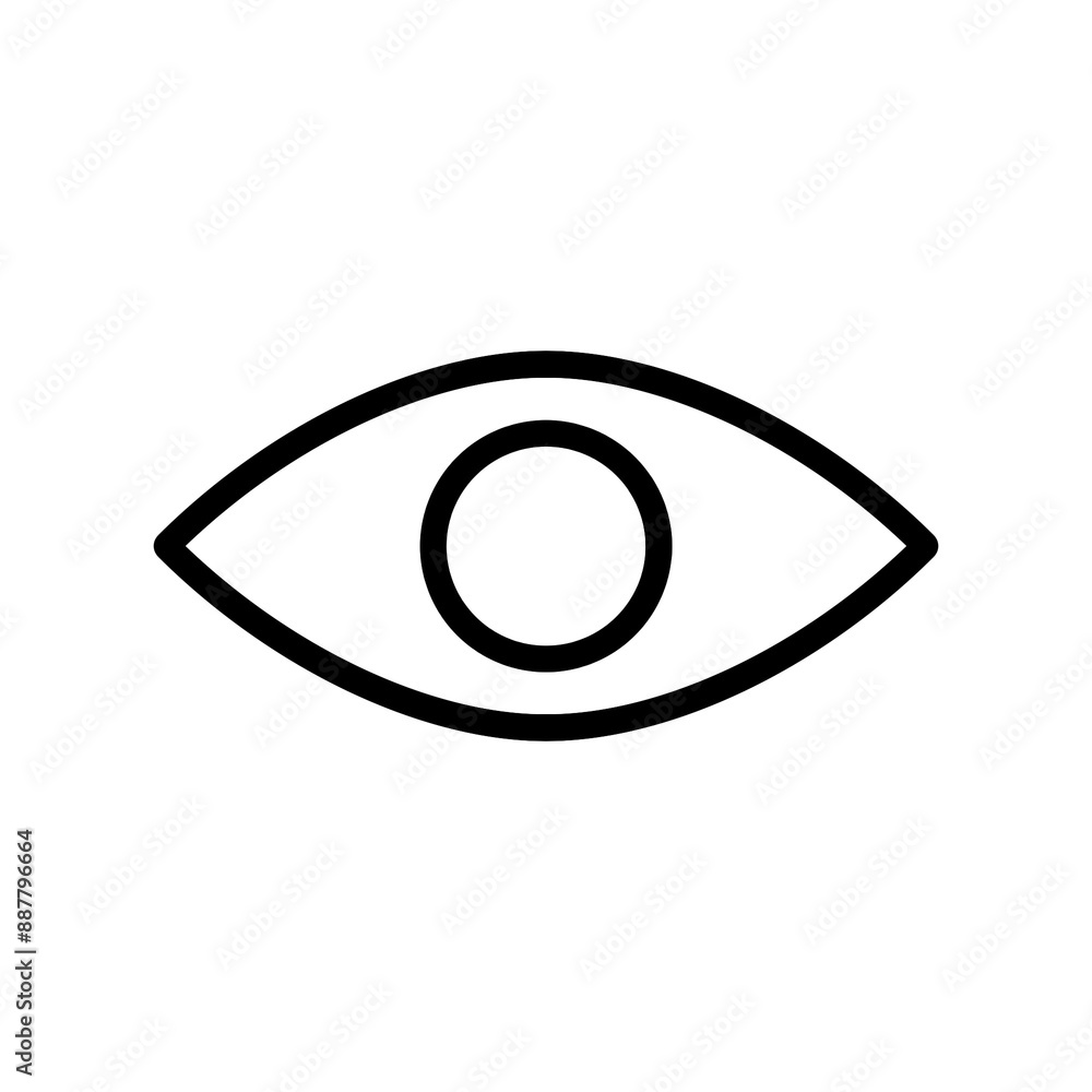 Poster view icon with simple and modern design