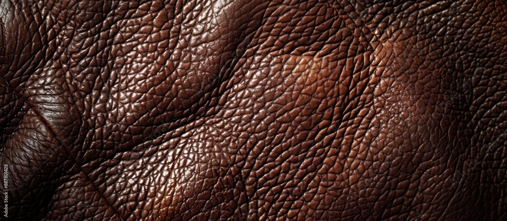 Poster Background surface with a leather texture providing copy space image