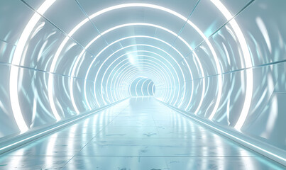 abstract tunnel of light