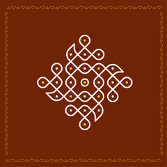Sikku Kolam Designs, Traditional Indian Backgrounds. Mugulu, Dot Outlines, Festival Backgrounds, Sankranti, Pongal, Onam
