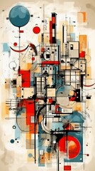 Collage Material Structure Background - Generative AI