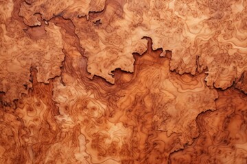 Fototapeta premium Burlwood Material Structure Background - Generative AI