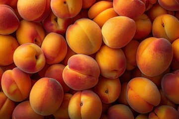Peaches Piled Together