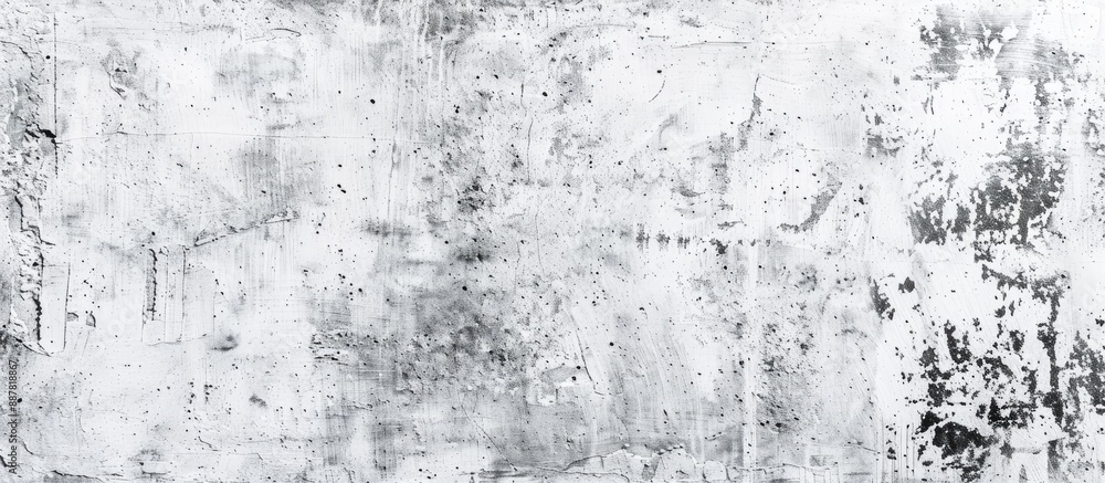 Aufkleber Old gray concrete texture on a beautiful white abstract background adding copy space image