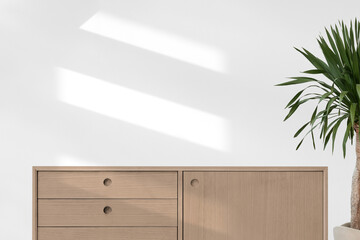 PNG Scandinavian cabinet, transparent mockup