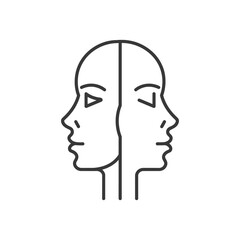 culture minimalist line art icon logo symbol icon black color only