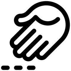 Massage. Editable stroke vector icon.