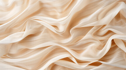 Floating beige fabric 