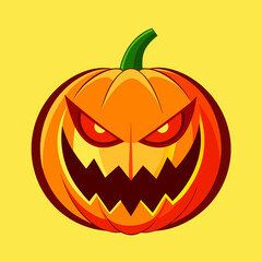 Pumpkin vector art illustration