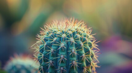 Cactus in close up view