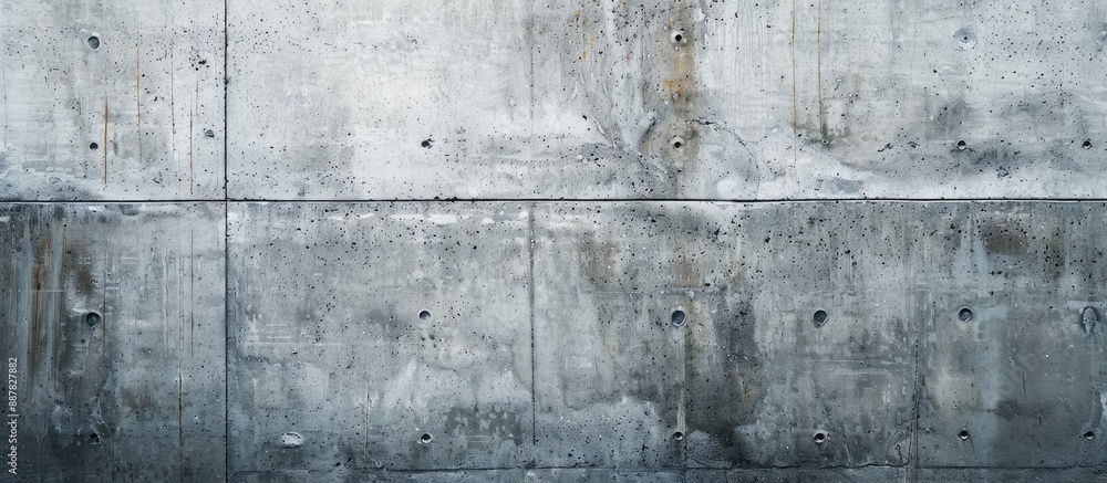 Poster a textured dirty gray concrete wall for use as a background in a copy space image