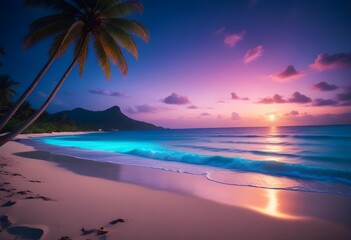 Beautiful sea beach photo