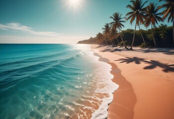 Beautiful sea beach photo