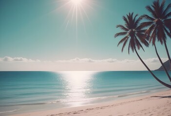 Obraz premium Beautiful sea beach photo