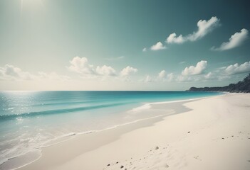 Fototapeta premium Beautiful sea beach photo