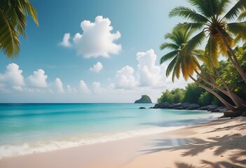 Beautiful sea beach photo